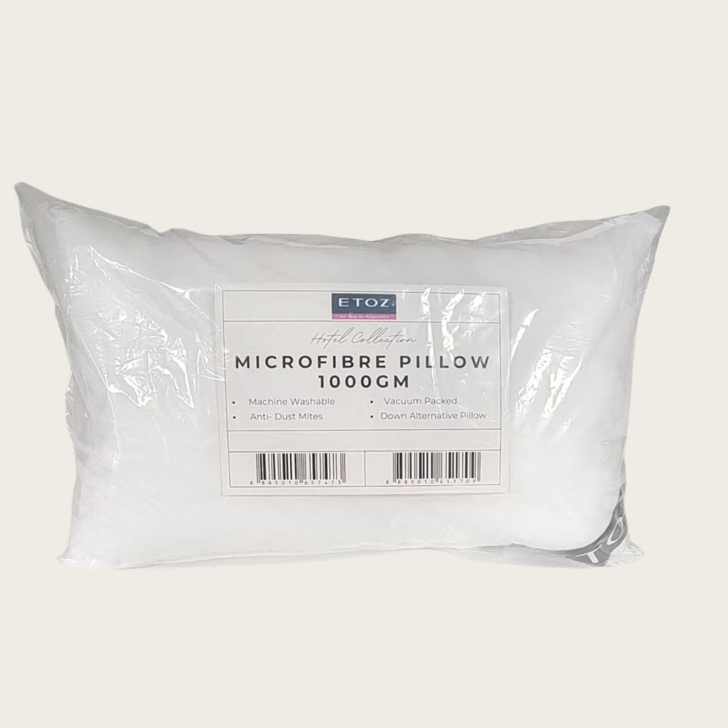 ETOZ Microfibre Pillow - Anti Dust-mites